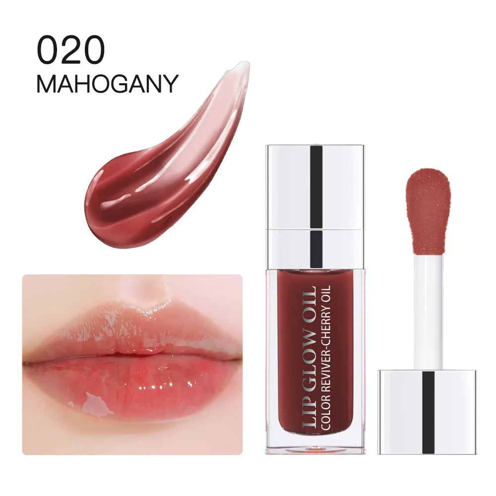 Återfuktande Läppbalsam - Original Läppolja med Glans för Plumpande och Exfolierande Effekt - Pink Gloss för Fräscha och Fylliga Läppar