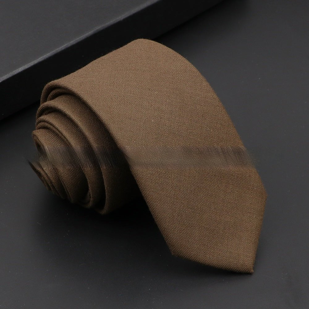 Artificial Woolen Necktie Korean Casual Accessories - Hamora