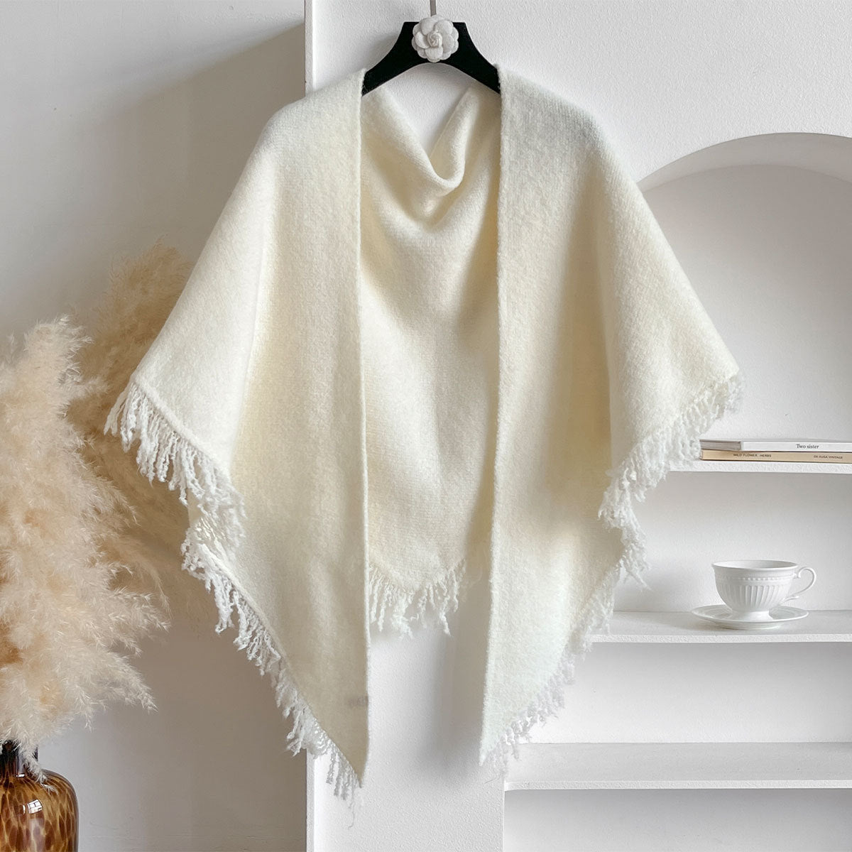 Autumn And Winter Solid Color All - match Warm Scarf - Hamora
