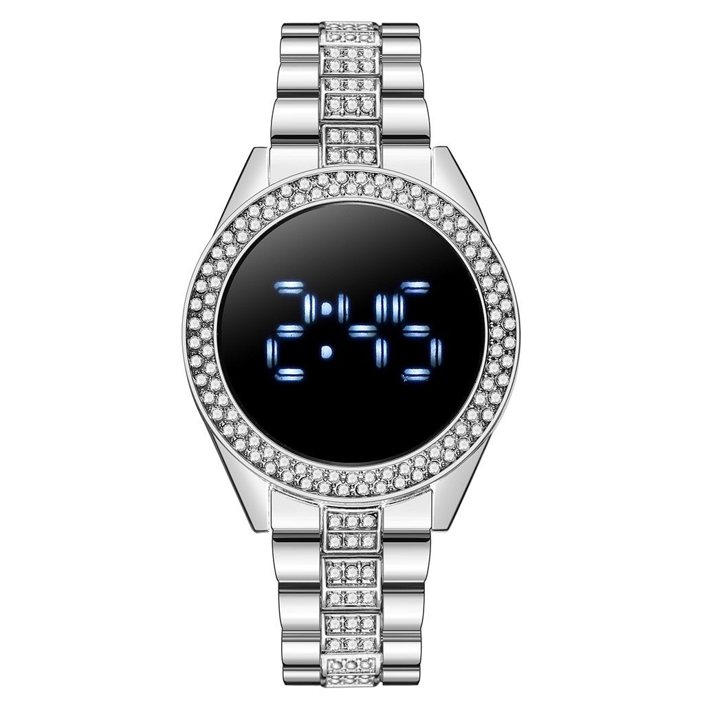 New Style Diamond - Encrusted Ladies Sports Fashion Personalized Electronic Watch - Hamora