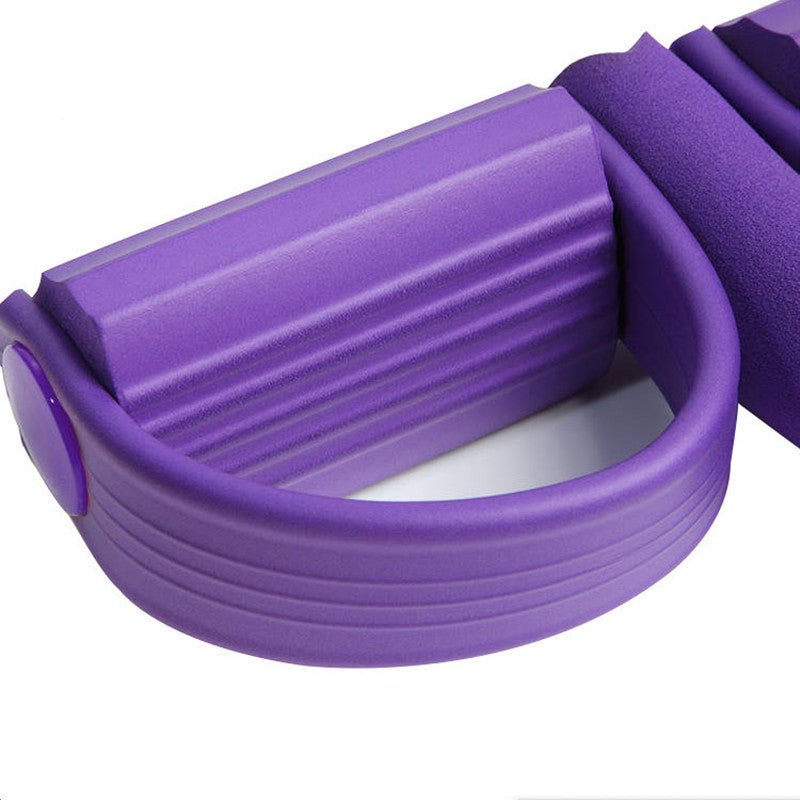 Pedal Tension Device Three Tube Removable Foot Stretch Rope Leg Crunches Tension Rope - Hamora