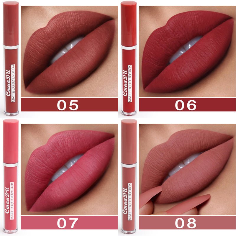 Women's Non - stick Cup Waterproof Matte Lipstick - Hamora