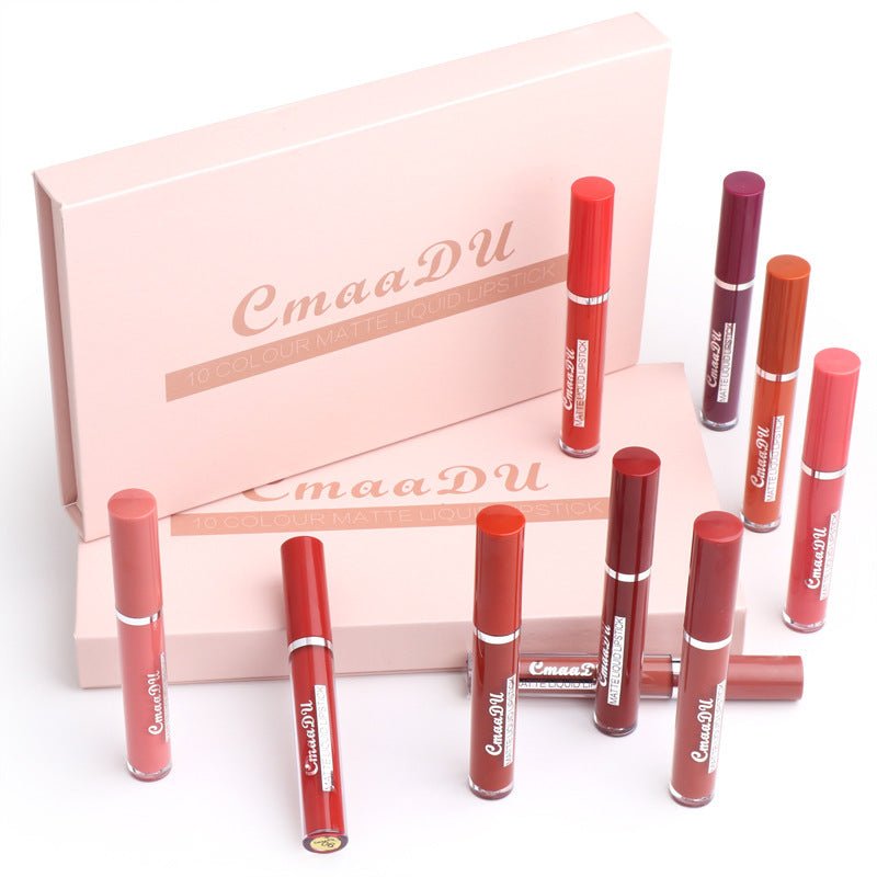 Women's Non - stick Cup Waterproof Matte Lipstick - Hamora