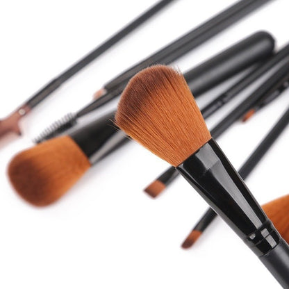 12pcs Makeup Brush Set Blush Eyeshadow Eyelash Highlighter Makeup Brush - Hamora