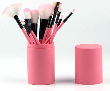 12pcs Makeup Brush Set Blush Eyeshadow Eyelash Highlighter Makeup Brush - Hamora