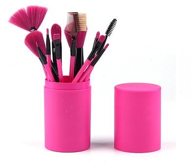 12pcs Makeup Brush Set Blush Eyeshadow Eyelash Highlighter Makeup Brush - Hamora