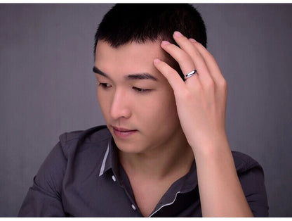 925 Silver Ring Male Index Finger Little - Hamora