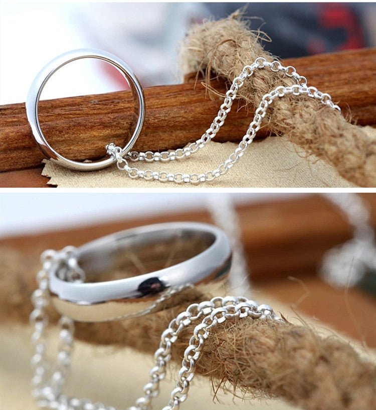 925 Silver Ring Male Index Finger Little - Hamora