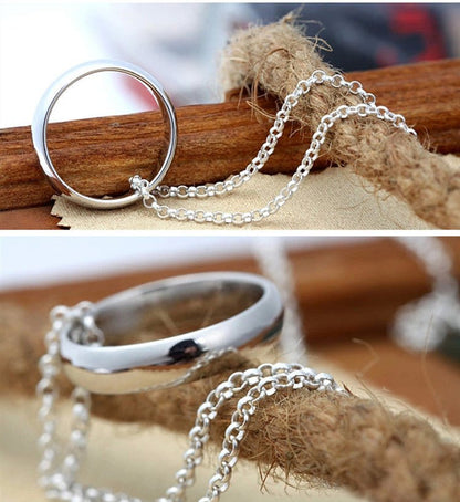 925 Silver Ring Male Index Finger Little - Hamora