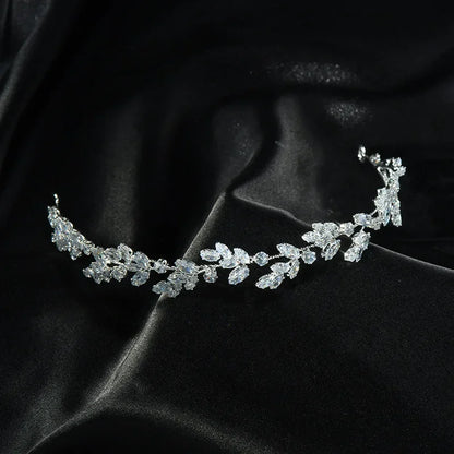 Crystal Bridal Headband Wedding Hair Accessories Luxury Bride Tiaras Crowns For Women Party Prom Hair Jewelry Wedding Headpieces