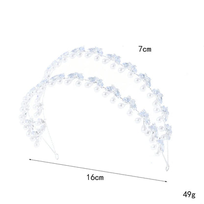 Crystal Bridal Headband Wedding Hair Accessories Luxury Bride Tiaras Crowns For Women Party Prom Hair Jewelry Wedding Headpieces