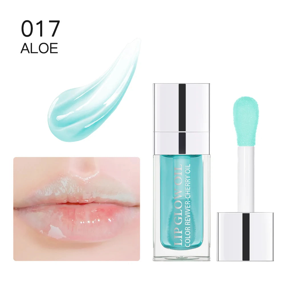 Återfuktande Läppbalsam - Original Läppolja med Glans för Plumpande och Exfolierande Effekt - Pink Gloss för Fräscha och Fylliga Läppar