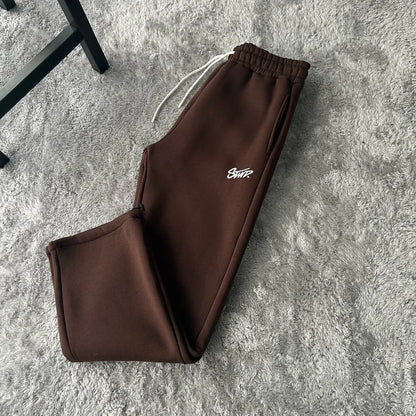 Retro Stil Lösa Raka Ben Casual Byxor - Amerikansk Trend Harajuku Gatustil för Män - Höga Midja Sportiga Byxor
