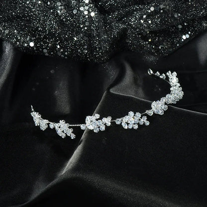 Crystal Bridal Headband Wedding Hair Accessories Luxury Bride Tiaras Crowns For Women Party Prom Hair Jewelry Wedding Headpieces