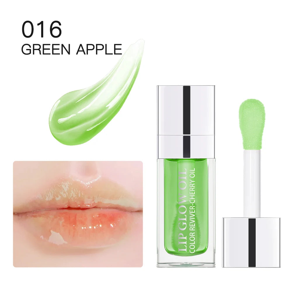 Återfuktande Läppbalsam - Original Läppolja med Glans för Plumpande och Exfolierande Effekt - Pink Gloss för Fräscha och Fylliga Läppar