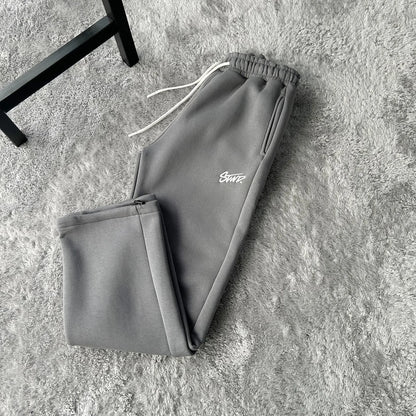 Retro Stil Lösa Raka Ben Casual Byxor - Amerikansk Trend Harajuku Gatustil för Män - Höga Midja Sportiga Byxor