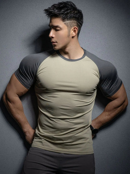 2024 Ny Sommar Kortärmad Fitness T-shirt för Män - Löpning och Gym Kompression T-shirt för Träning - Högkvalitativa Kläder