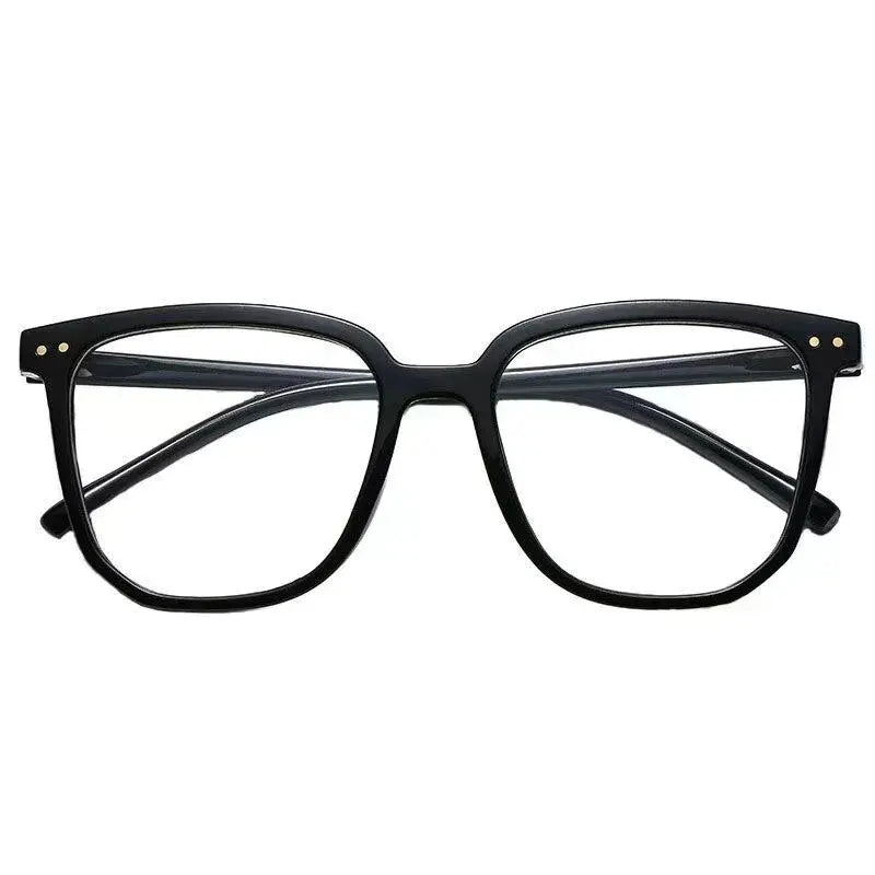 Retro Anti-Blåljus Glasögon för Kvinnor - Eleganta Ram med Platt Design för Skydd och Stil
