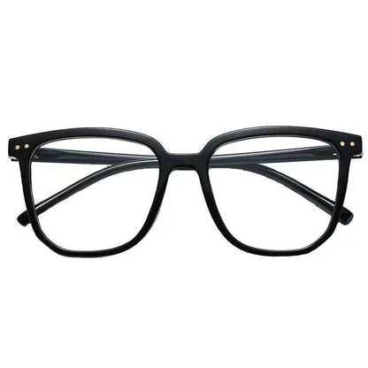 Retro Anti-Blåljus Glasögon för Kvinnor - Eleganta Ram med Platt Design för Skydd och Stil