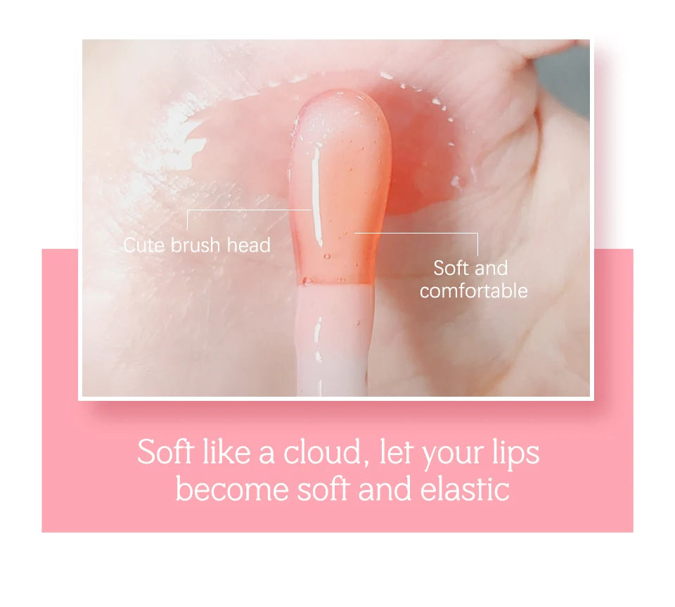 Återfuktande Läppbalsam - Original Läppolja med Glans för Plumpande och Exfolierande Effekt - Pink Gloss för Fräscha och Fylliga Läppar