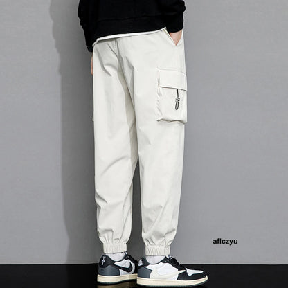 Stiliga Cargo Byxor för Män - Plus Size 8XL - Trendiga Harajuku Joggers i Ankel-Längd för En Avslappnad Look