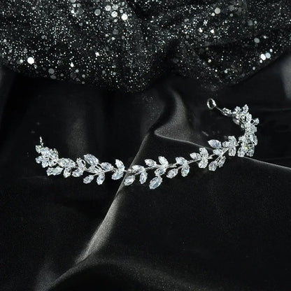 Crystal Bridal Headband Wedding Hair Accessories Luxury Bride Tiaras Crowns For Women Party Prom Hair Jewelry Wedding Headpieces