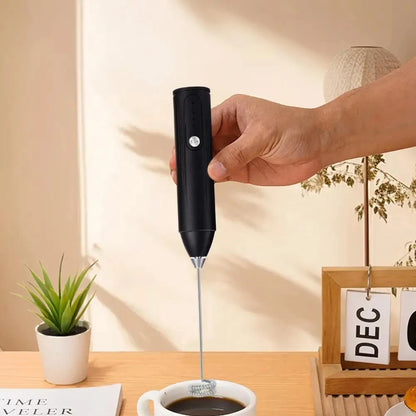 Trådlös USB Elektrisk Mjölkskummare - Handhållen Kaffe- och Äggvisp med 3 Hastigheter - Multifunktionell Kökshjälp