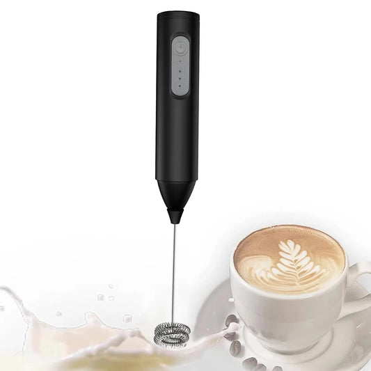 Trådlös USB Elektrisk Mjölkskummare - Handhållen Kaffe- och Äggvisp med 3 Hastigheter - Multifunktionell Kökshjälp