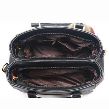 Vintage Chic PU Leather Handbag
✨ Perfect Blend of Classic and Modern
- Elegant plush tassels for a playful touch
- Versatile design: use as a messenger, tote, or crossbody
- Ideal for both casual outings and special occasions