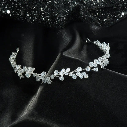Crystal Bridal Headband Wedding Hair Accessories Luxury Bride Tiaras Crowns For Women Party Prom Hair Jewelry Wedding Headpieces