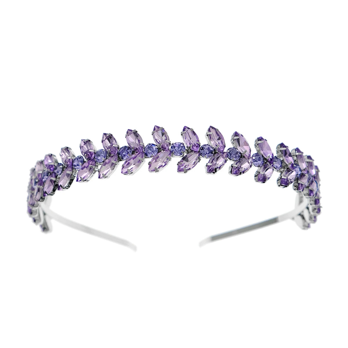 Fashion Zircon Headbands for Women Bridal Wedding Hair Accessories Silver Color Hairband Luxury Hair Jewelry Party Headpiece