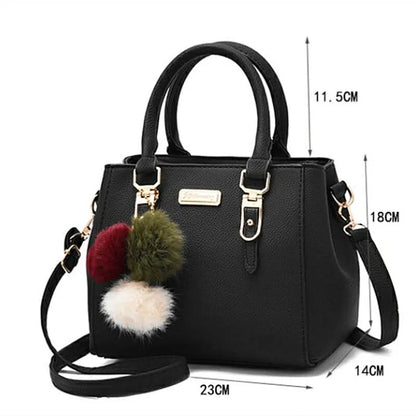 Vintage Chic PU Leather Handbag
✨ Perfect Blend of Classic and Modern
- Elegant plush tassels for a playful touch
- Versatile design: use as a messenger, tote, or crossbody
- Ideal for both casual outings and special occasions