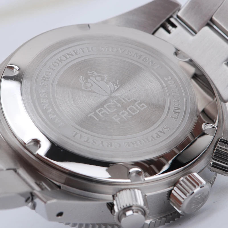 Taktisk Groda 41mm Herrkronograf - VS75 Solarkvartsrörelse, Vattentålig Safir, Grön C3 Luminös Ur