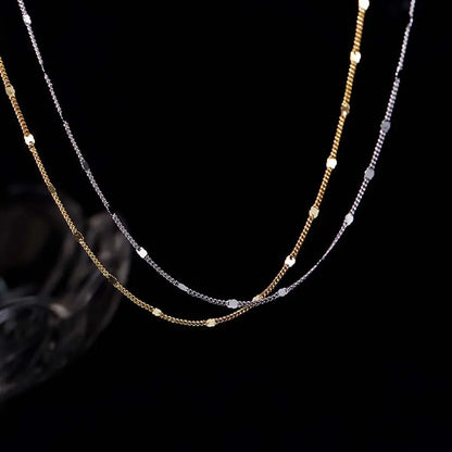 Elegant Glittrande Kvadratiska Transportpärlor Anklets och Armband för Kvinnor - Enkel, Tunn Kedja för Strandfest och Smyckesgåvor