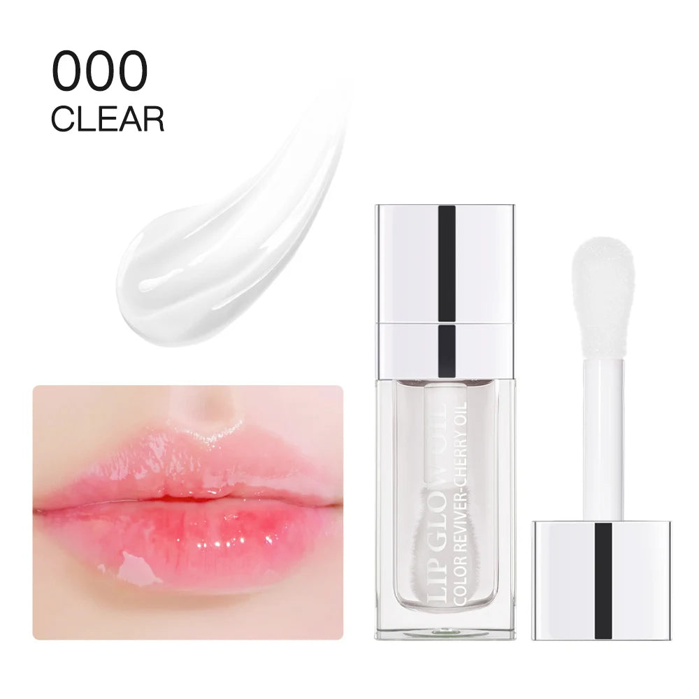 Återfuktande Läppbalsam - Original Läppolja med Glans för Plumpande och Exfolierande Effekt - Pink Gloss för Fräscha och Fylliga Läppar