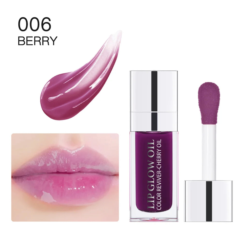 Återfuktande Läppbalsam - Original Läppolja med Glans för Plumpande och Exfolierande Effekt - Pink Gloss för Fräscha och Fylliga Läppar