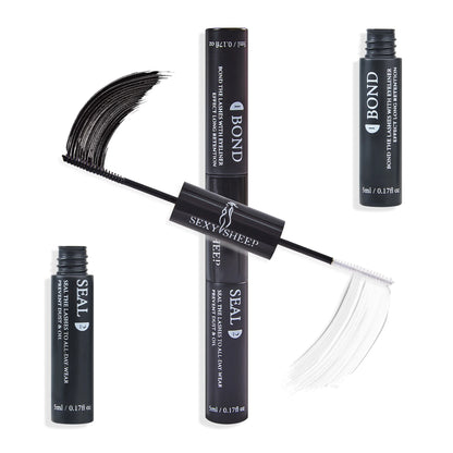 Mästerlig Fransk Bond och Försegling - 10ml Individuell Ögonfranslim för Stark Hållbarhet + 5ml Limavlägsnare Kit