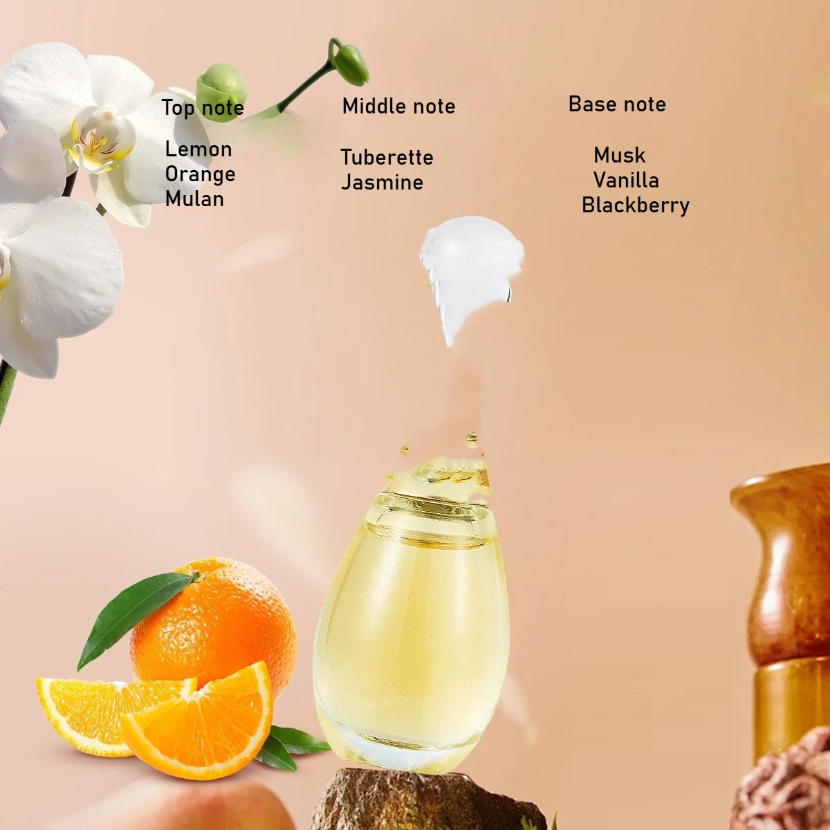 8-delars Mini Parfympresentlåda för Kvinnor - Hållbara Woody Floral Doft med Pheromoner för Män - Kompakt och Bärbar Parfym