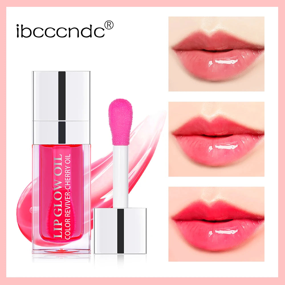 Återfuktande Läppbalsam - Original Läppolja med Glans för Plumpande och Exfolierande Effekt - Pink Gloss för Fräscha och Fylliga Läppar