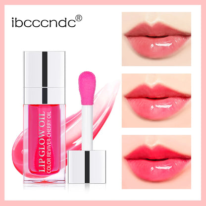 Återfuktande Läppbalsam - Original Läppolja med Glans för Plumpande och Exfolierande Effekt - Pink Gloss för Fräscha och Fylliga Läppar