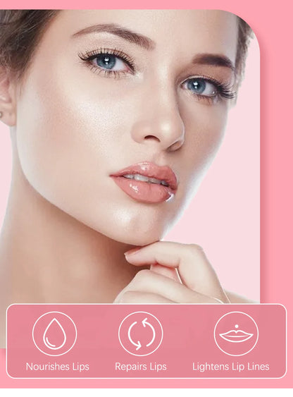 Återfuktande Läppbalsam - Original Läppolja med Glans för Plumpande och Exfolierande Effekt - Pink Gloss för Fräscha och Fylliga Läppar