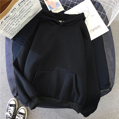 "Höstmode 2024: Mjuk och Bekväm Hoodie för Kvinnor - Stretchy Oversized Sweatshirt med Fickor för Avslappnad Stil
