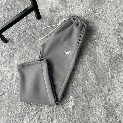 Retro Stil Lösa Raka Ben Casual Byxor - Amerikansk Trend Harajuku Gatustil för Män - Höga Midja Sportiga Byxor