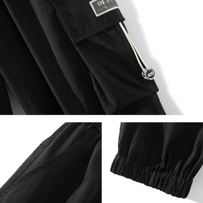 Stiliga Cargo Byxor för Män - Plus Size 8XL - Trendiga Harajuku Joggers i Ankel-Längd för En Avslappnad Look
