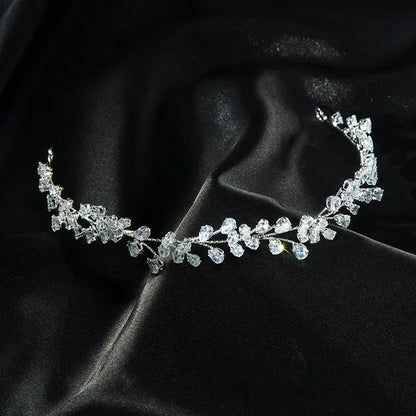 Crystal Bridal Headband Wedding Hair Accessories Luxury Bride Tiaras Crowns For Women Party Prom Hair Jewelry Wedding Headpieces