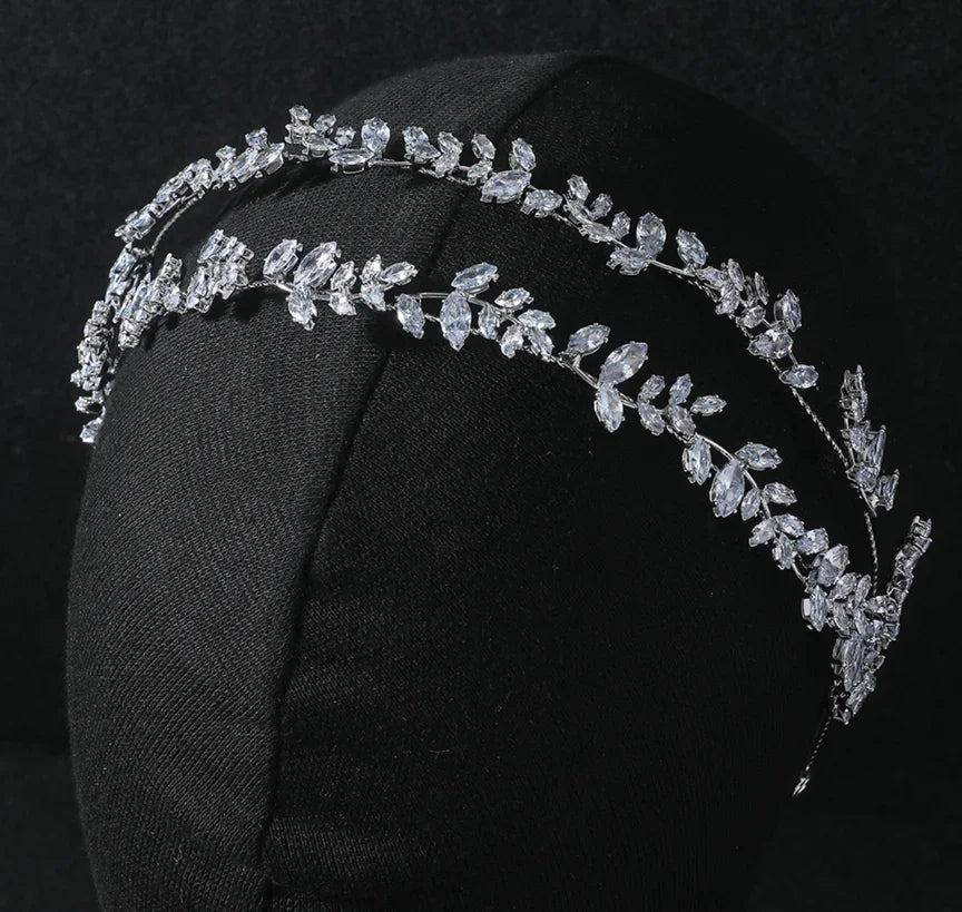 Crystal Bridal Headband Wedding Hair Accessories Luxury Bride Tiaras Crowns For Women Party Prom Hair Jewelry Wedding Headpieces