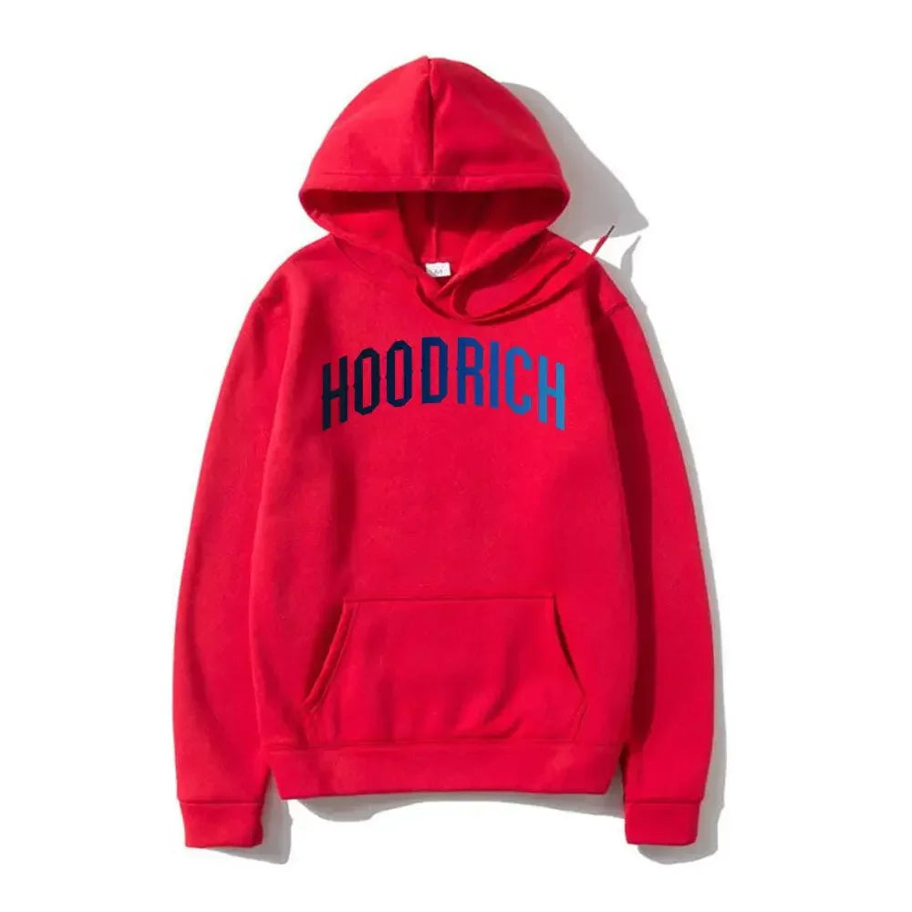2025 New Fashion Trend for Men Pattern Printed Loose Hoodie Casual Hip Hop Street Character Cotton Printed Hoodie for Men