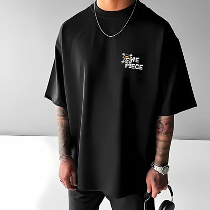 Ny Sommar 2025 Tränings- och Fritids T-shirt för Män - Mjuk och Andningsbar med 3D-Mönster