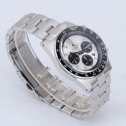 Taktisk Groda 41mm Herrkronograf - VS75 Solarkvartsrörelse, Vattentålig Safir, Grön C3 Luminös Ur