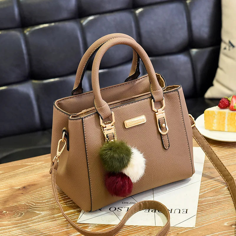 Vintage Chic PU Leather Handbag
✨ Perfect Blend of Classic and Modern
- Elegant plush tassels for a playful touch
- Versatile design: use as a messenger, tote, or crossbody
- Ideal for both casual outings and special occasions